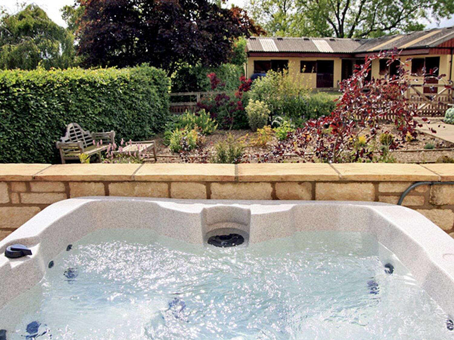 Bubbling Hot Tub at Beckhill Cottage