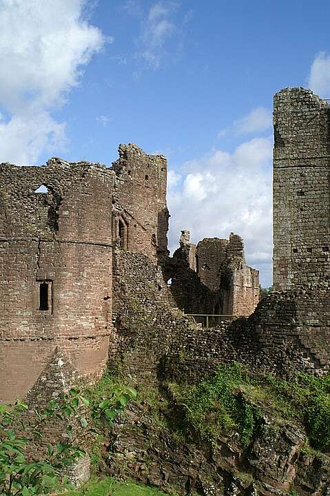 Goodrich Castle in Herefordshire